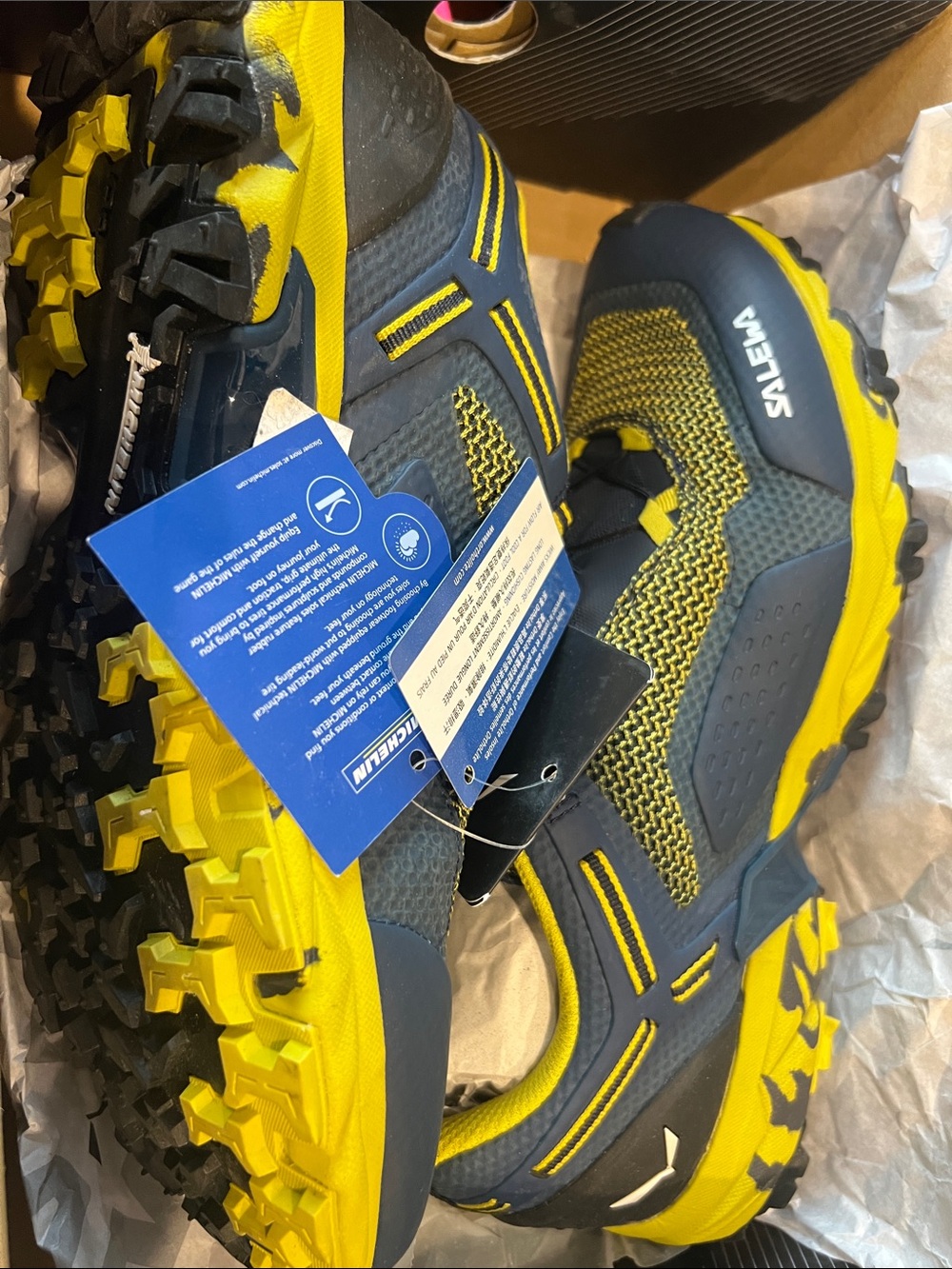 Salewa Alpine Fit Trail Shoe — Night Black /Kamille /Navy